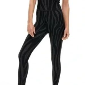 Diane Von Furstenberg Black and Gray Jumpsuit